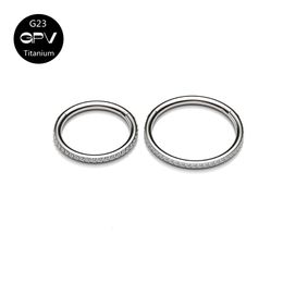 Nose Rings Studs 1PC G23 Ring Side Inlaid With Exquisite Zircon Perforated Jewelry Unisex Punk Earrings 230325