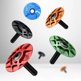 Bike Headsets RYET Aluminium 7075 aheadcap TuneCap Headset Cover Top light 5g CNC Machined Top Bolt Stem Bicycle Parts 230325