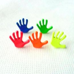 Stud Earrings Fashion Super Beautiful Fluorescent Color Candy Cartoon Little Hands Wholesale Crystal Shop