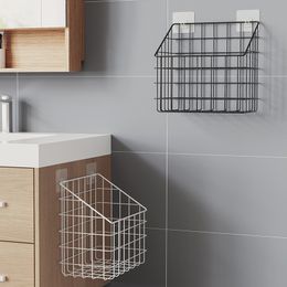 Bathroom Storage Baskets Clothes rack Bathroom wall mounted storage Bath towel rack