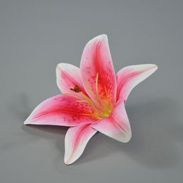3D Printing Film Artificial Lily Flowers 2023NEW High-quality Fake Flower Heads for Wedding Decoration (20pcs)