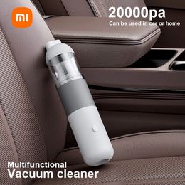 2023 Car Vacuum Cleaner Portable Mini Handheld Chemer Cleamer Smart Home Car Dual-Cloper Mi Wireless 20000pa Catcher Dust Catcher