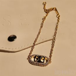 Fastener Snap Gold Ploted Womens Necklace Diamonds Jewellery Classic Bracciale ohrrringe Teen Girls Girl Stud Orecchini Elegante complesso Cjeweler ZB051 E23