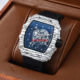 2023 Full-functional new men's watch luxury watch men's quartz automatic wrist watch stripe cut-out design high-end women's watches