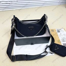 Cross Body Sale 3 piece shoulder bag Luxury Designer crossbody bags man women handbags hobo bag purses lady tote Nylon Wallet 0325/23