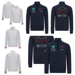 F1 Team Half Zipper Sweater Men's Leisure Sports Racing Jacket