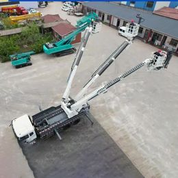 Factory supplied multifunctional arch frame installation trolley for mine tunnels, multi arm independent operation