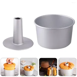 Baking Tools Cake Pan Pans Round Fluted Bottom Tin Non Chiffon Stick Aluminum Tube Chimney Loose Muffin Mould Mini Bakeware Removable