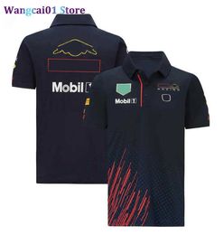 Men's T-Shirts F1 racing apparel team 2021 racing suit polo shirt summer motorcyc riding lapel T-shirt polyester quick-drying can be customized 0325H23