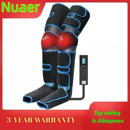 Leg Massagers Foot air pressure leg massager promotes blood circulation body muscle relaxation lymphatic drainage device 360 230325