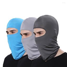 Motorcycle Helmets Riding Mask Head Balaclava Cover Windproof Sports Inner Liner Sunscreen Headgear Ski Bicycle Cycling Full Face