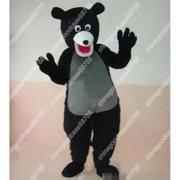 Performance Blac Bear Mascot Costume Costume Cartoon Fursuit Outfits Party Dress Up Activity Walking Animal Clothing Halloween