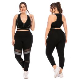 Women's Tracksuits Plus Size Swimsuit with Pocket Women Sportswear Summer Workout Clothes for Women Sport Sets Suits for Fitness Seamless Yoga Set 230325