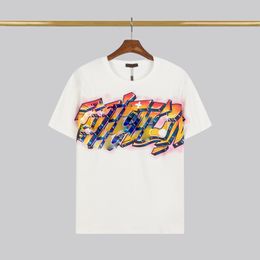 Men's T-Shirts Fashion T Shirts Men Cotton Casual Tees Letter Printed Short Sleeves Hip Hop Streetwear Summer Tshirts