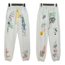 Graffiti maschi corretti all'inizio dell'autunno Rhudes Principali pantaloni casuali dipinti a mano Q3v9