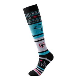 Men's Socks Compression 20-30 MmHg Knee High Edema Diabetes Varicose Veins Leg-Support Running Sports