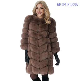Women's Fur Women's & Faux 2023 Brand Top Quality Natural Coat Real Arctic Vest Ladies Detachable Women Thick Design Winter Transformer