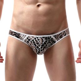 Underpants Men's Sexy Solid Colour Underwear Nylon Low Waist U BuQuack Boxers Wide Band Mens Pack For Men