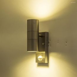 Wall Lamps Waterproof IP65 Motion Sensor Porch Lamp Home Sconce Indoor Decoration Light Led