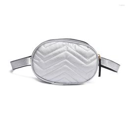 Waist Bags Fashion Fanny Pack Women PU Leather Belt Zipper Phone Pouch Bag Chest Tote