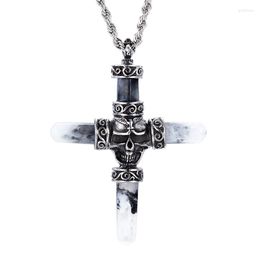 Pendant Necklaces Men's Style Decorative Retro Fashion Skull Cross