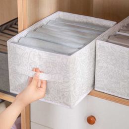 Storage Boxes Bins Stronger Clothes Storage Box Wardrobe Organiser For Clothes Socks Pants Organiser Box With Pp Board Cabinet Clothing Organisers P230324