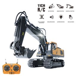 RC Robot 1 20 Excavator 24G Remote Control Engineering Vehicle Crawler Bulldozer Truck Rc Car Toys for Boys Children Gifts 230325