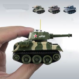 ElectricRC Car RC Tank 4CH Mini Model Battle Military War Shooting Radio Controlled Electronic Simulation Toys for Children Kids 230325