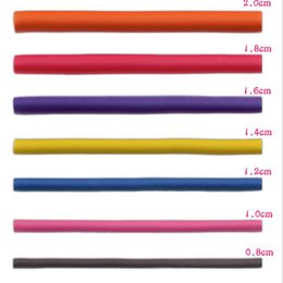 Hair Rollers Flexible Curling Rod Curler Make Soft Foam Bendy Twist Curls DIY Styling Tools 10pcs Random Colour 230325