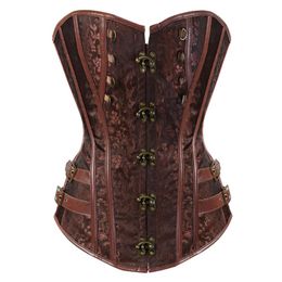 Bustiers & Corsets Steampunk Corset Woman Top Gothic Erotic Mujer Lingerie Corgested Body Shapewear Underwear