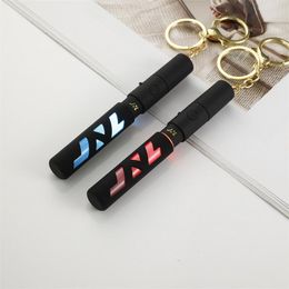 Keychains Group Teens In Times 10 Colours Electronic Light Stick Pendant Keychain Keyring TNT Song Yaxuan Ma Jiaqi Bag Accessories M50Keychai