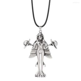 Pendant Necklaces Lucifer Satan Amulet Necklace Personality Egyptian Pharaoh Unisex Faith