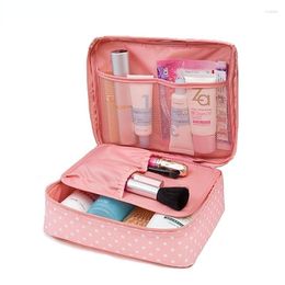 Cosmetic Bags Super Quality Waterproof Portable Zipper Bag Dot Beauty Case Make Up Tas Purse Organizer Storage Travel Wash Pouch