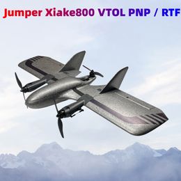 ElectricRC Aircraft Jumper XiaKe 800 Xiake800 Fixed Wing Y3 Vertical Takeoff Wingspan 800mm FPV Long Flight Airplanes RC Model 230325