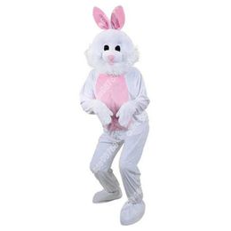 Fun Bunny Rabbit Mascot Costume Costume Cartoon Fursuit Outfits Party Dress Up Activity Walking Animal Clothing Halloween