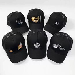 AMI Baseball Hat Designer Leeters Embroidered Casquette Fashion Street Hip Hop Cap High Quality Casual Cap for Men Women