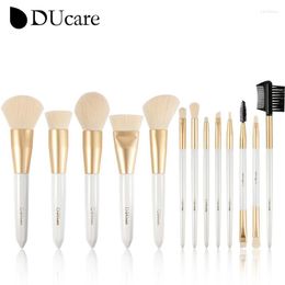 Makeup Brushes DUcare Foundation Brush Flat Top Buffing Eyeshadow Contour Powder Highlighter Pencil MaquiagemMakeup Harr22