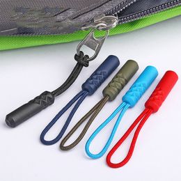 Arts and Crafts 10pcs/set 10 Color Zippers Pull Puller End Fit Rope Tag Replacement Clip Broken Buckle Fixer Suitcase Tent Backpack Zipper Cord