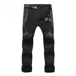 Men's Pants Summer Elastic Ultra-Thin Cargo Pants Men Casual Quick Dry Breathable Sportswear Long Trousers Tactical Work Pants Dropshipping W0325