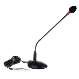 Microphones Flexible Gooseneck Conference Mic Condenser Microphone Desktop Standing W/ Cover