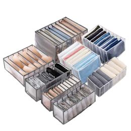 Storage Boxes Bins Folding Wardrobe Organiser Clothes Pants Storage Cabinets Underwear T-Shirt Socks Clothing Storage Organiser P230324