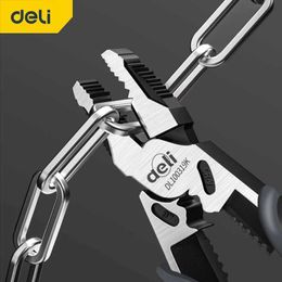 DeLi Universal Wire Cutter Diagonal Pliers Crimping Needle Nose Multifunctional Hardware Hand Tools Electrician