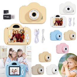 Toy Cameras Mini Toddler Camera Multifunctional Child Selfie Camera Toy Portable Digital Camcorder Toy USB Charging for Children Party Gifts 230325