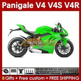 Motorcycle Fairings For DUCATI Street Fighter Panigale V4S V4R V 4 V4 S R 18 19 20 Body 41No.62 V4-S V4-R 18-22 V-4S V-4R 2018 2019 2020 Injection Mold Bodywork green stock