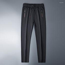 Men's Pants Summer Breathable Mesh Black Sweatpants Men Joggers Sportswear Baggy Trousers Male Casual Track Plus Size
