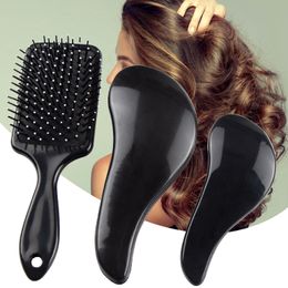 Hair Brushes Black Comb Set TT Airbag Massage Large Plate High Quality Antiknot Straightner Styling Tools 230325