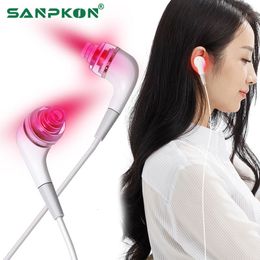 Face Care Devices Tinnitus Ear Laser Therapy LLLT Irradiation Physiotherapy Earplug Otitis Media Deafness Nose Rhinitis Sinusitis Treatment 230325