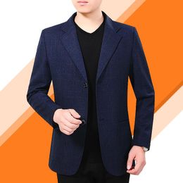 Men's Suits & Blazers Masculino Business Casual Stylish Top Coat Fashion Blazer Mens Slim Fit Spring Autumn Drop Jackets