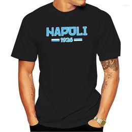 Men's T Shirts Hand Of God MAGLIA NAPOLI ULTRAS CURVACOTONE MARADONA BIANCO AZZURRI Cool Casual Pridemen Unisex T-shirt