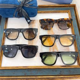Роскошный дизайнер новые мужские и женские солнцезащитные очки 20% скидка скидка семьи персонализированная квадратная квадрат такая же стройная